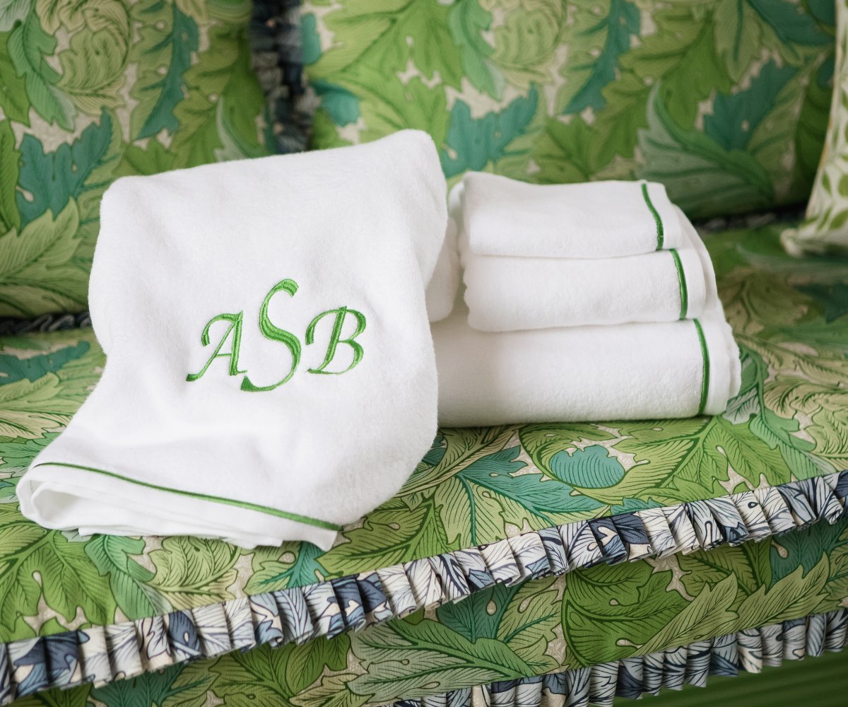 green babe hand towels -BABE-HAND-GREEN