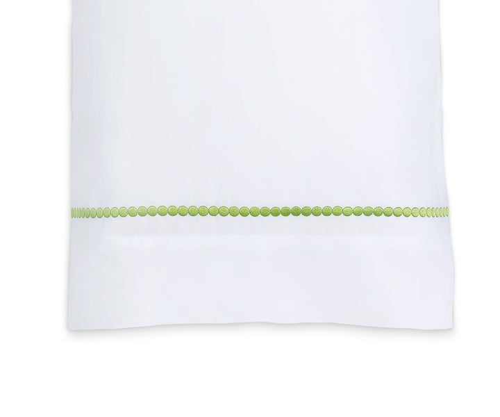 green dottie pillowcases -DOT-KPC-GREEN