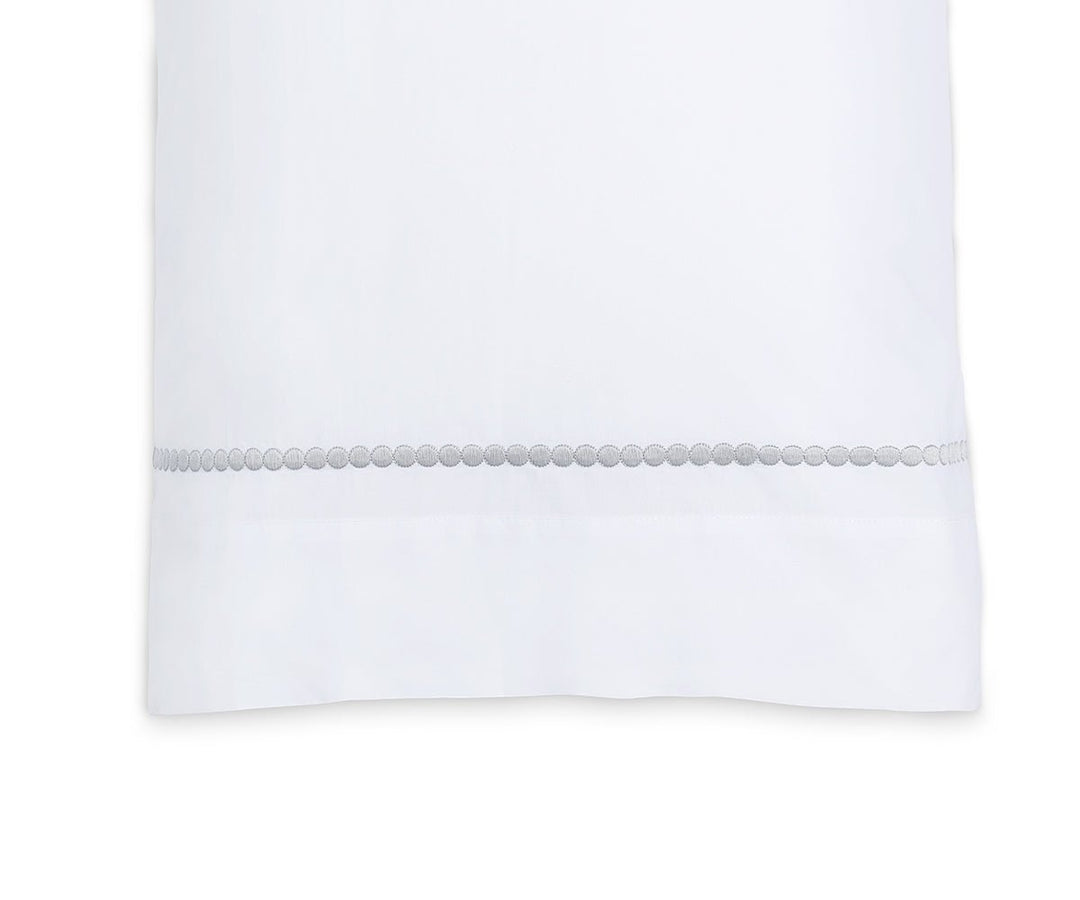 grey dottie pillowcases -DOT-KPC-GREY