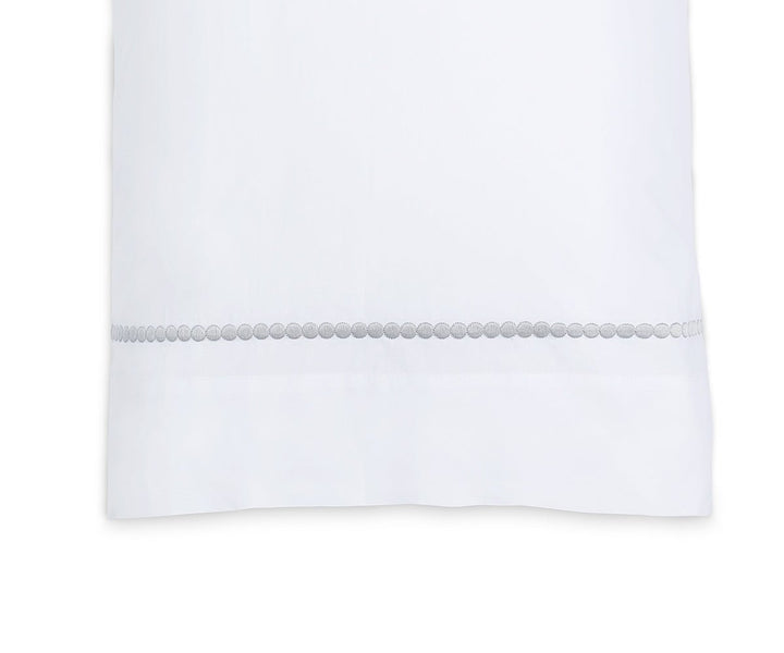 grey dottie pillowcases -DOT-KPC-GREY