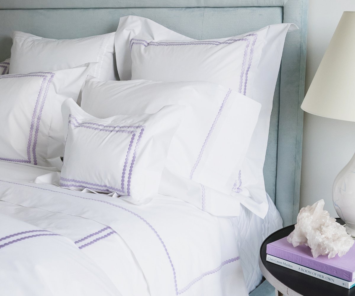 lavender dottie pillowcase -DOT-KPC-LAVENDER
