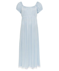 lily rose nightgown -LR-SML-BLUE/WHITE